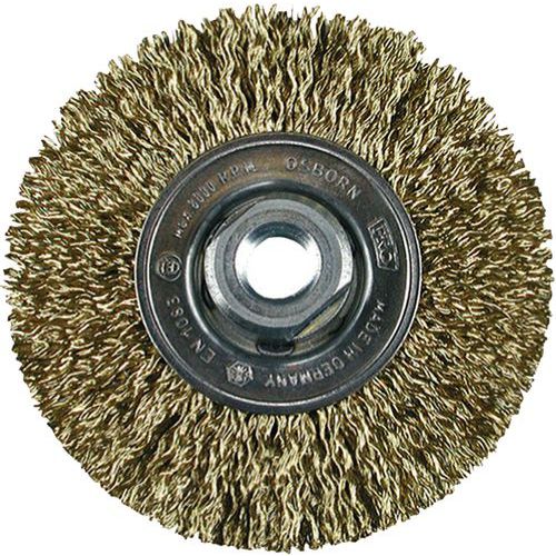 Crimped wire wheel brush