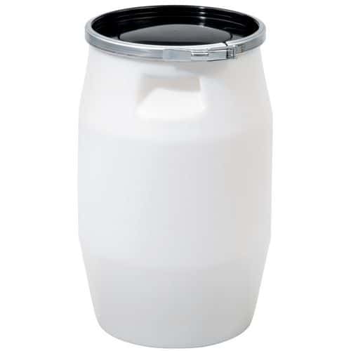 100-l fully opening barrel with integrated handles - White – GILAC