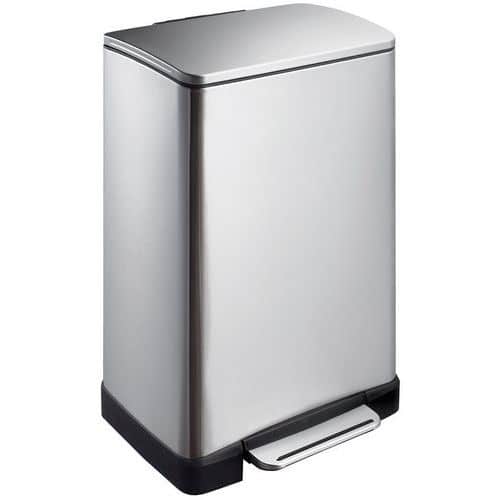 E-Cube rectangular pedal bin - 40 L