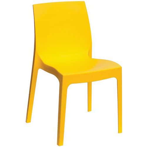 Plastic Indoor/Outdoor Chair - Various Colours - Stackable - Strata