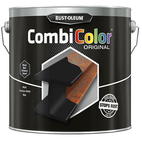 CombiColor matt black anti-rust paint - Rust-Oleum