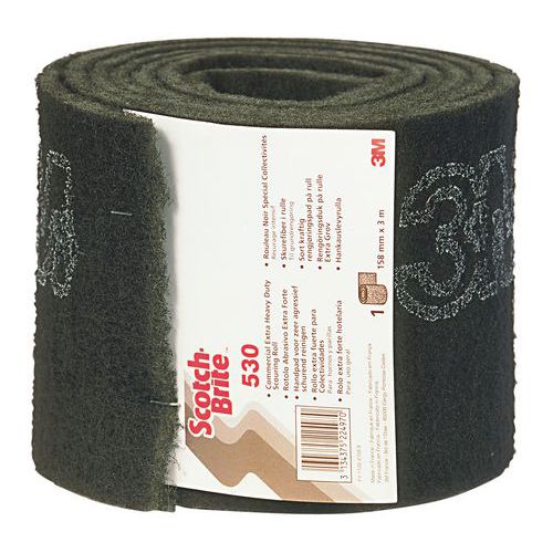 Green scourer on roll