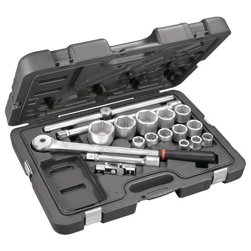 18-piece 3/4'' hex set