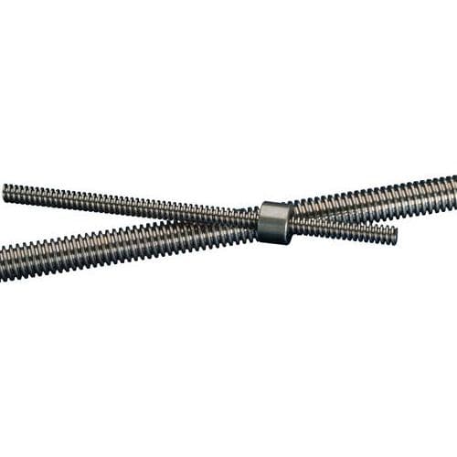 Straight trapezoidal threaded steel rod - Stafa