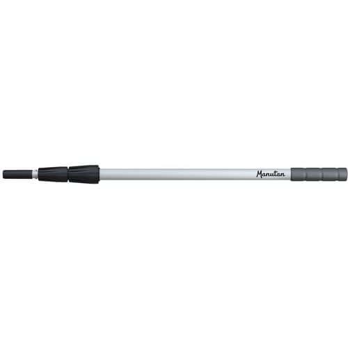 Telescopic aluminium pole - Length 3 x 1 m - Manutan Expert