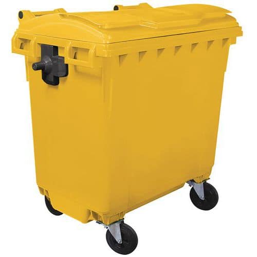 Wheelie Bins - Heavy Duty Lids -770 Litre Storage - Manutan Expert