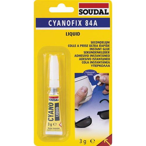 Cyanofix gel cyanoacrylate adhesive, 3 g - Soudal