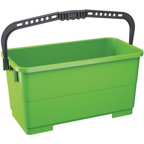 Rectangular window-cleaning bucket - 22 l - Manutan Expert