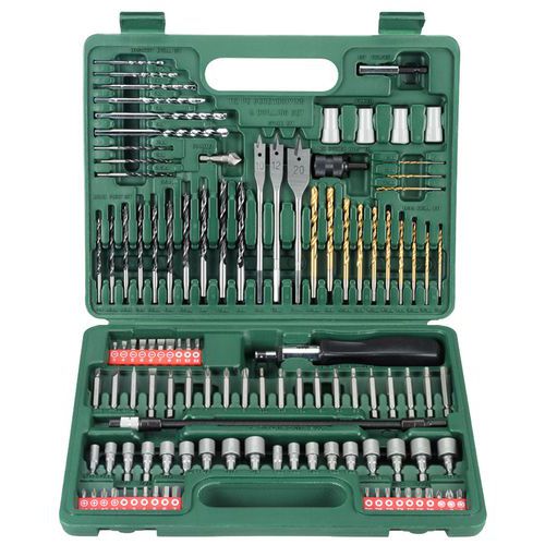 Case of screwdriver/drill accessories