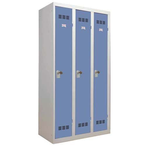 Clean workwear locker - Width 300 mm - 3 columns - Vinco
