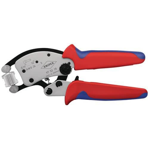 Twistor 16 self-adjusting pivoting crimping tool