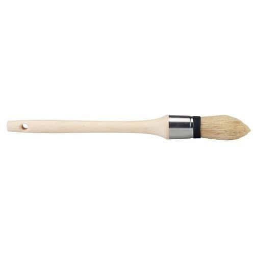 Tapered detail brush - Wooden handle