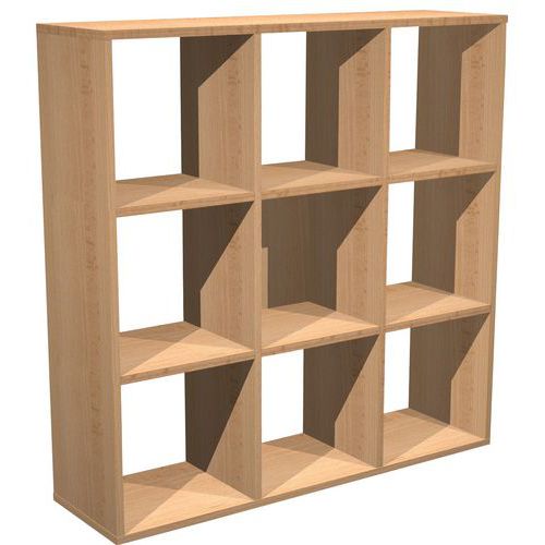 Maxicube three/six/nine-compartment storage unit - Beech - Artarredi