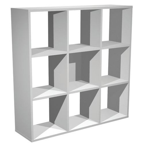 Maxicube three/six/nine-compartment storage unit - Aluminium - Artarredi