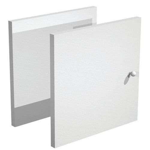 Door for Maxicube storage cabinet - Aluminium/Beech - pack of 2