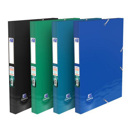 Oxford Oceanis 24x32 filing box, spine 25, assorted - Oxford