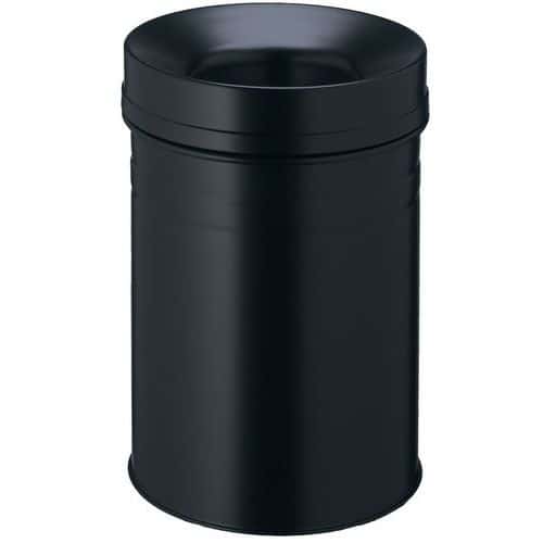 Fire-resistant metal bin - 15 L