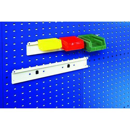 Plastic Bin Storage Strips For Perforated Walls - Tool Storage - Bott