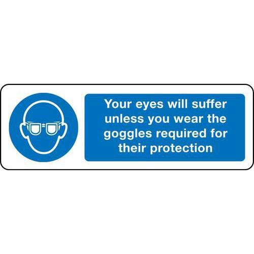 Your Eyes Will Suffer Unless Sign