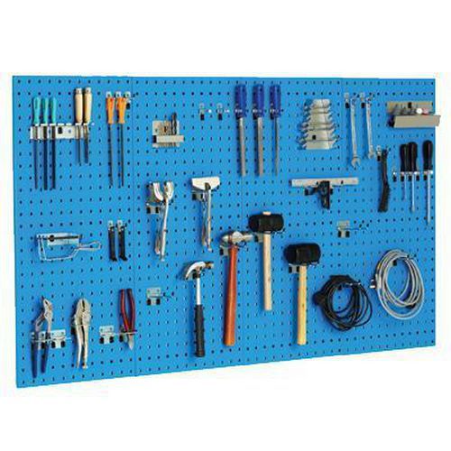 Full Tool Storage Board - 40 Piece Kit - Perforated Wall Panel - Bott