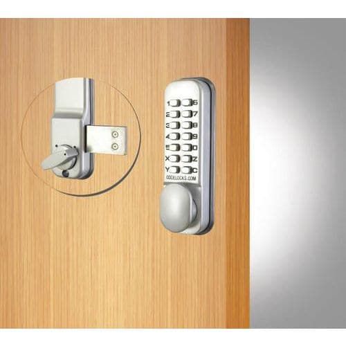 Codelocks CL100 Surface Deadbolt - Stainless Steel