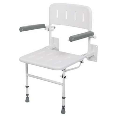 Standard Wall Mounted Shower Seat - Unpadded