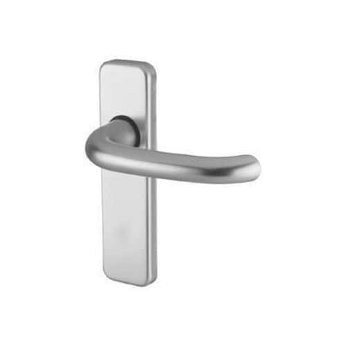 Altro Strasbourg Door Handle -Latch Set - Satin Aluminium