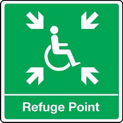 Disabled Refuge Point - Sign