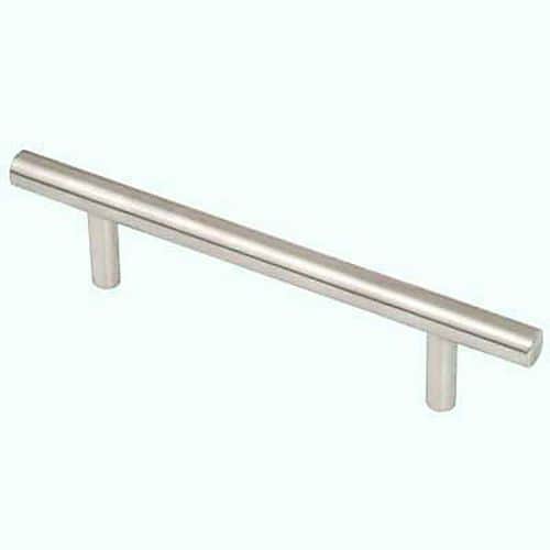 Altro 10mm Slim T-Bar Cabinet Handle - 128mm Centres - Satin Stainless Steel