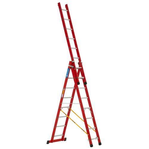 Fibreglass Combination Ladder - Zarges 3 Section Skymaster