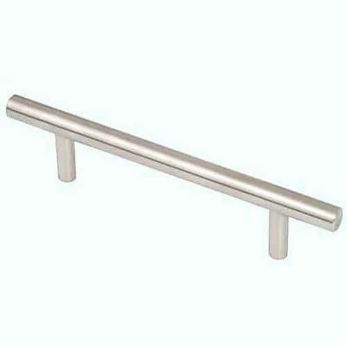 Altro 10mm Slim T-Bar Cabinet Handle - 96mm Centres - Satin Stainless Steel