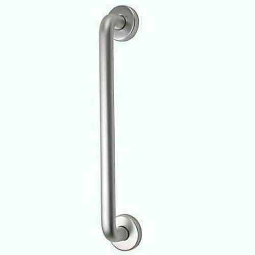 Altro 20mm Rose Fix Pull Handle - 300mm Centres - Satin Aluminium