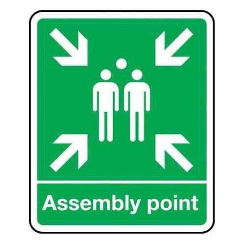 Assembly point Sign for Post Mounting