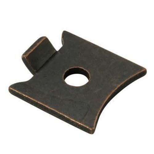 Standard Raised Bookcase Clip - Bronze Plated