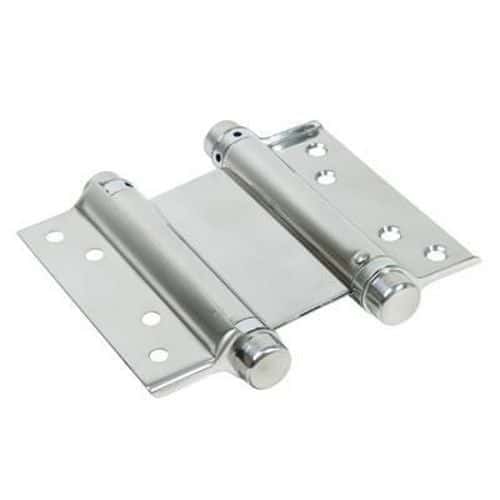 Double Action Spring Hinge - 102mm - Polished Stainless Steel
