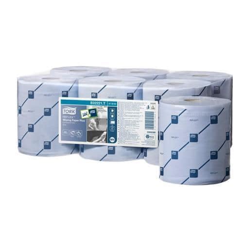 Tork Reflex Blue Wiping Paper for Cleaning and Maintenance