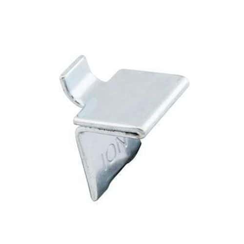 Heavy Duty Flat Bookcase Clip - Bright Zinc Plated