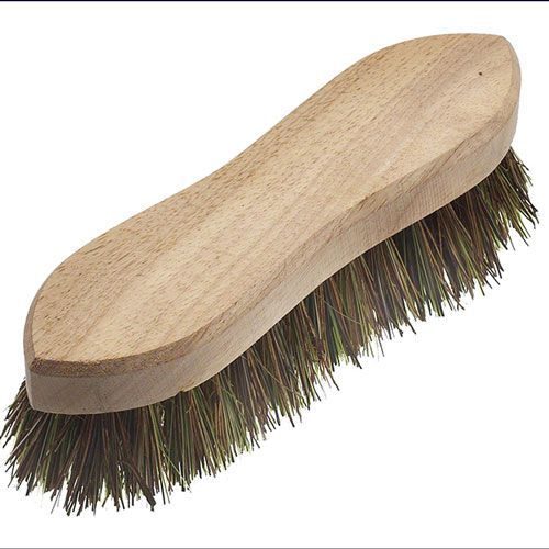 Faithfull Hand Scrubbing Brush 200mm - Unvarnished - Cleaning Supplies