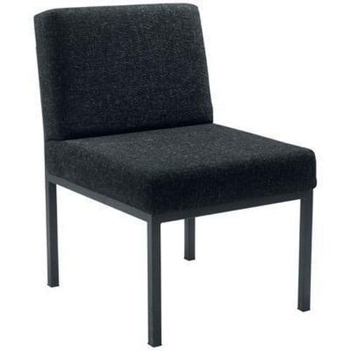 Reception Chairs - Padded Upholstered Seats - Steel Frame