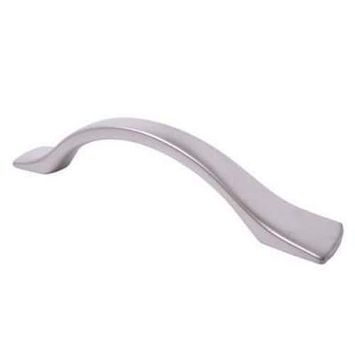 Touchpoint Wave Cabinet Handle - 96mm Centres - Aluminium Silver