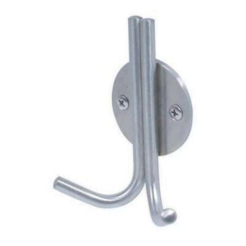 Altro Double Coat Hook - Stainless Steel