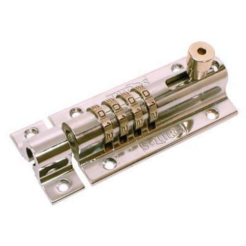 Squire Combination Bolt - 125mm - Chrome