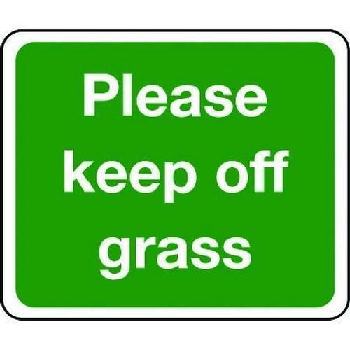 Please Keep Off The Grass - Sign