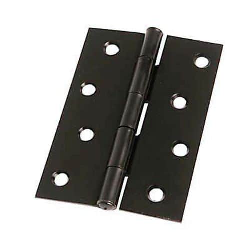 Butt Hinge - 102 x 67mm - Black Epoxy Coated