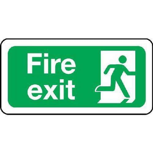 Fire exit Sign - Man Running Right