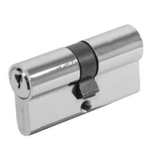 5 Pin Cylinder - Euro Double - 30 + 30mm - Nickel