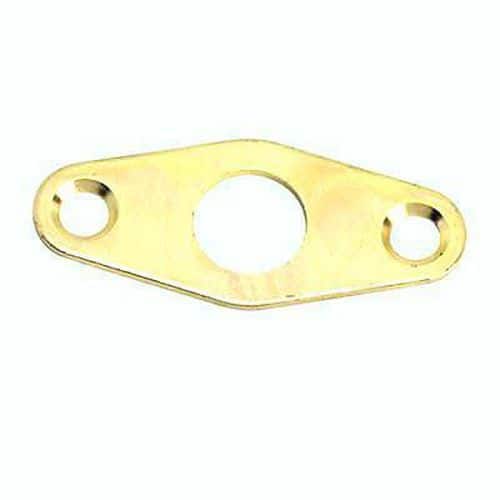 Budget Lock Escutcheon - 51 x 21mm - Polished Brass