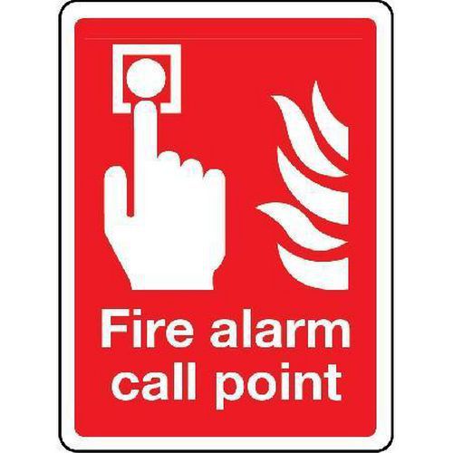 Fire alarm call point Sign