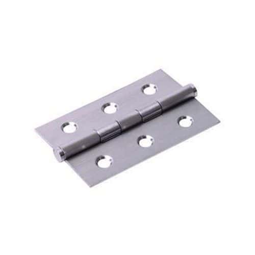 Pressed Hinge - 64 x 40 x 1mm - Satin Stainless Steel