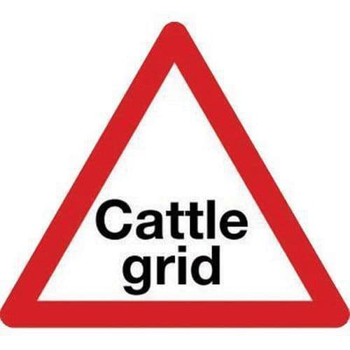 Cattle Grid - Class 2 Sign